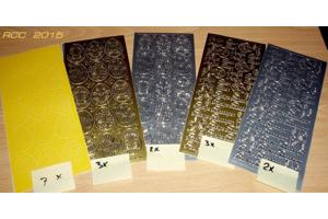 te koop stickervellen allerlei thema s